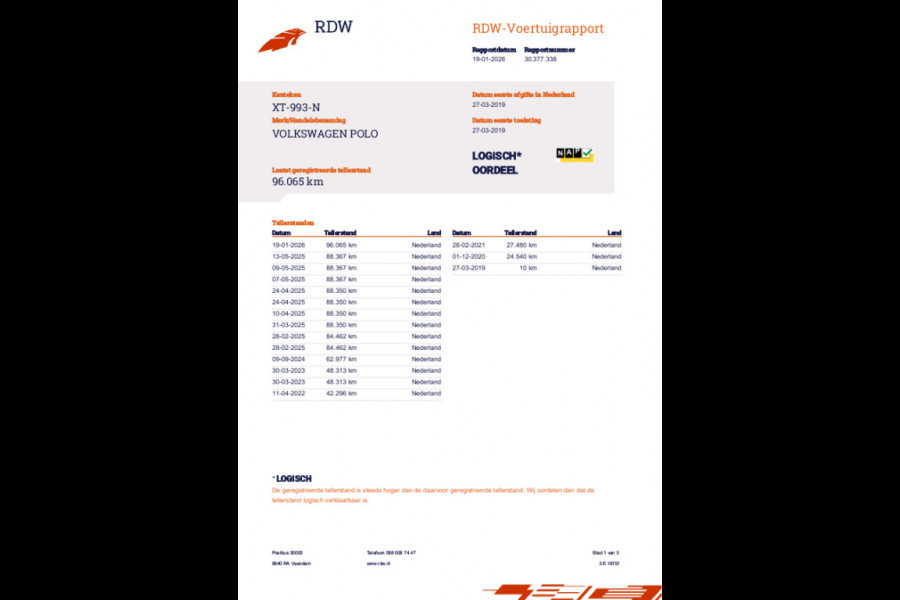 Volkswagen Polo 1.0 TSI Comfortline / navigatie / parkeerhulp / CarPlay