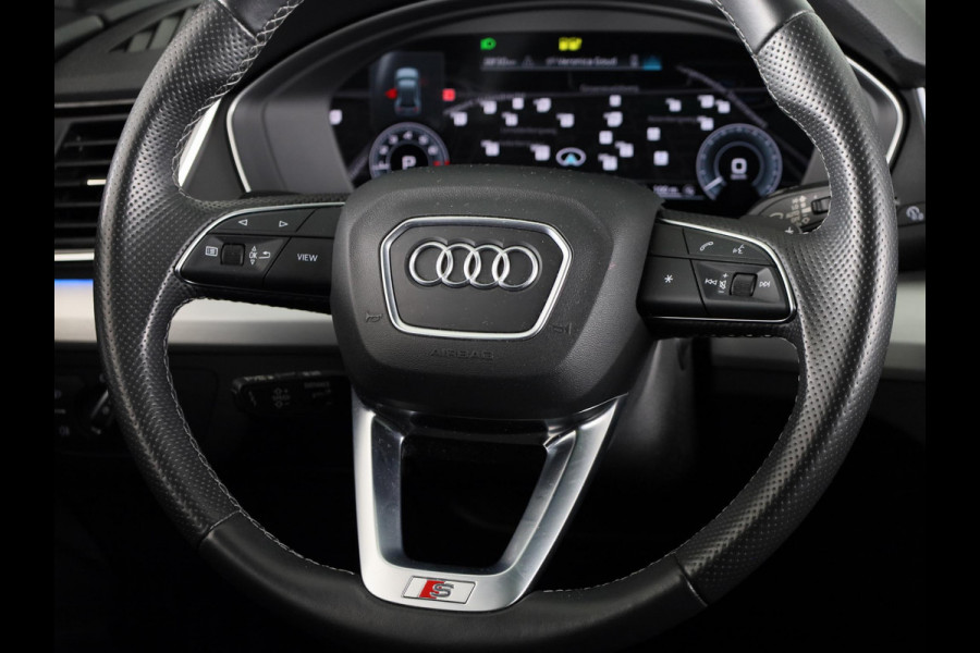 Audi Q5 Sportback 50 TFSI e S edition 299pk | Panoramadak | Trekhaak | Verwarmbare voorstoelen | Adpatieve cruise controle | Matrix koplampen | Navigatie