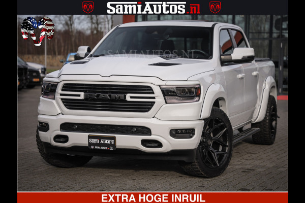 Dodge Ram V8 5.7 402PK | LARAMIE SPORT | Krachtige Hemi | Panorama Dak | 12' Scherm | LPG | Comfortabele Dubbele Cabine met Royale 5 Zitplaatsen | NIEUW EN BPM vrij | Nu Leverbaar uit Voorraad | Nr 2529 - 1277 |