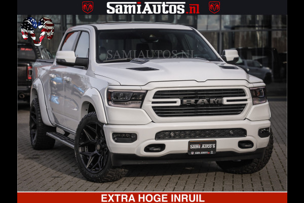 Dodge Ram V8 5.7 402PK | LARAMIE SPORT | Krachtige Hemi | Panorama Dak | 12' Scherm | LPG | Comfortabele Dubbele Cabine met Royale 5 Zitplaatsen | NIEUW EN BPM vrij | Nu Leverbaar uit Voorraad | Nr 2529 - 1277 |