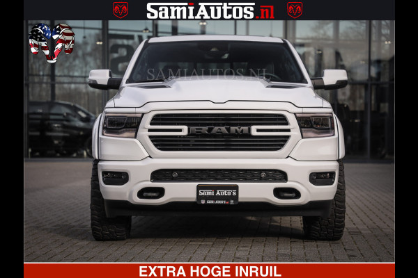 Dodge Ram V8 5.7 402PK | LARAMIE SPORT | Krachtige Hemi | Panorama Dak | 12' Scherm | LPG | Comfortabele Dubbele Cabine met Royale 5 Zitplaatsen | NIEUW EN BPM vrij | Nu Leverbaar uit Voorraad | Nr 2529 - 1277 |