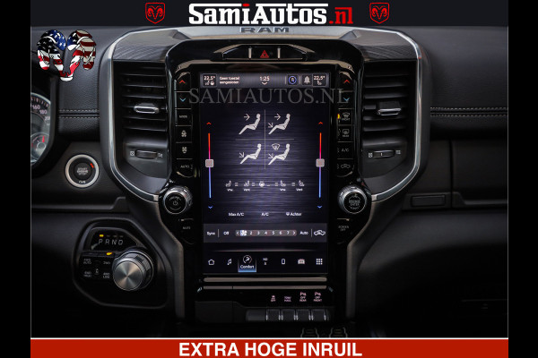 Dodge Ram V8 5.7 402PK | LARAMIE SPORT | Krachtige Hemi | Panorama Dak | 12' Scherm | LPG | Comfortabele Dubbele Cabine met Royale 5 Zitplaatsen | NIEUW EN BPM vrij | Nu Leverbaar uit Voorraad | Nr 2529 - 1277 |