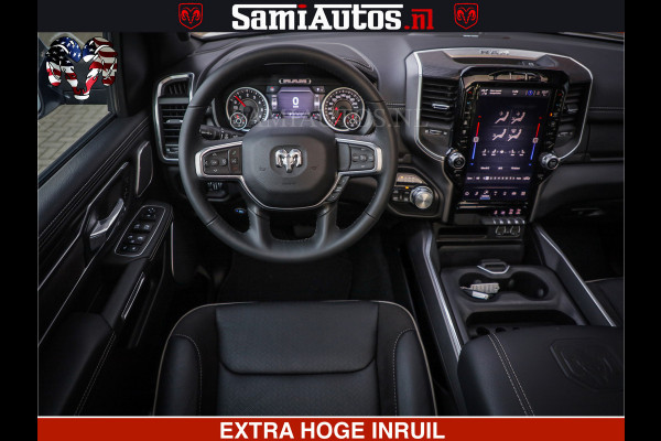 Dodge Ram V8 5.7 402PK | LARAMIE SPORT | Krachtige Hemi | Panorama Dak | 12' Scherm | LPG | Comfortabele Dubbele Cabine met Royale 5 Zitplaatsen | NIEUW EN BPM vrij | Nu Leverbaar uit Voorraad | Nr 2529 - 1277 |