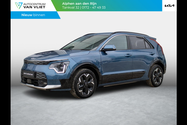 Kia Niro EV Edition Advanced 64.8 kWh Leder | LED | Stoelverwarming | Navigatie | Carplay | Adapt. Cruise | Climate | Keyless | Camera