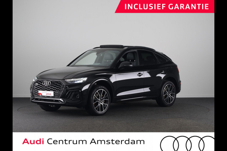 Audi Q5 Sportback 50 TFSI e S edition 299pk | Panoramadak | Trekhaak | Verwarmbare voorstoelen | Adpatieve cruise controle | Matrix koplampen | Navigatie