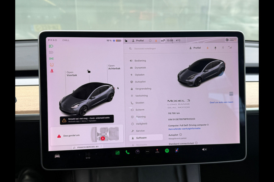 Tesla Model 3 Long Range AWD 75 kWh [WARMTEPOMP] FSD Facelift