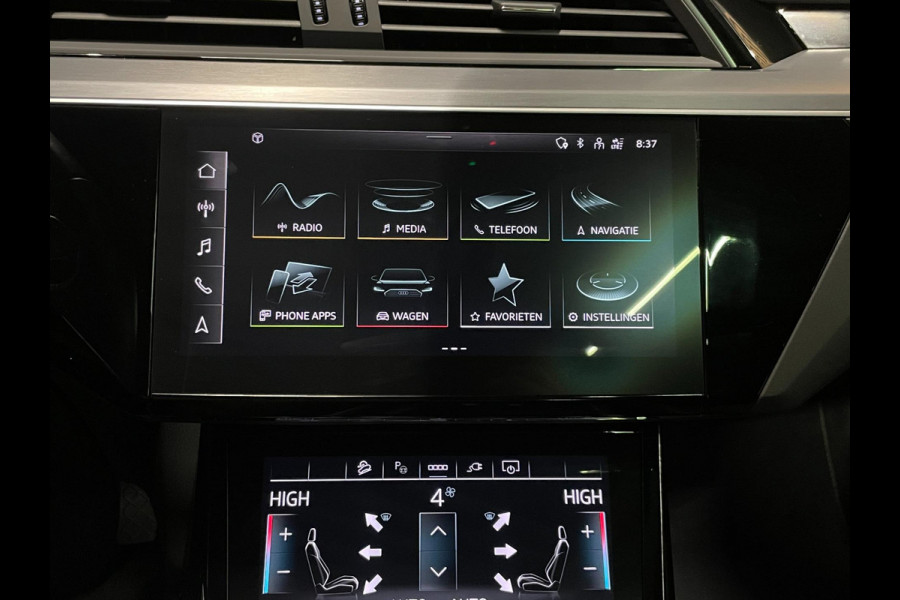 Audi e-tron Sportback 55 Quattro S-Line 95 kWh|GROTE ACCU|PANO|TREKHAAK|1/2 LEDER|ACC|MEMORY|CAMERA|CARLAY/ANDROID|STOELVER|NL|NAP