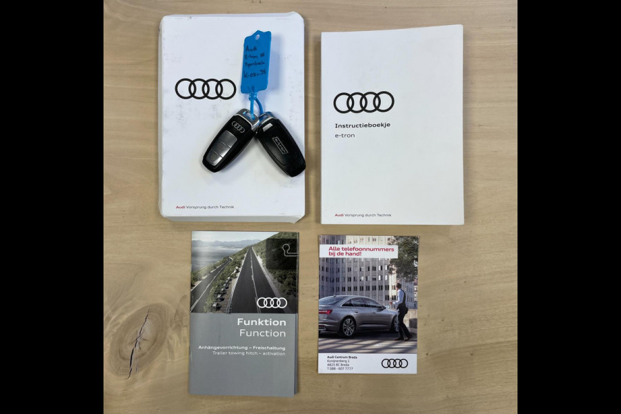 Audi e-tron Sportback 55 Quattro S-Line 95 kWh|GROTE ACCU|PANO|TREKHAAK|1/2 LEDER|ACC|MEMORY|CAMERA|CARLAY/ANDROID|STOELVER|NL|NAP