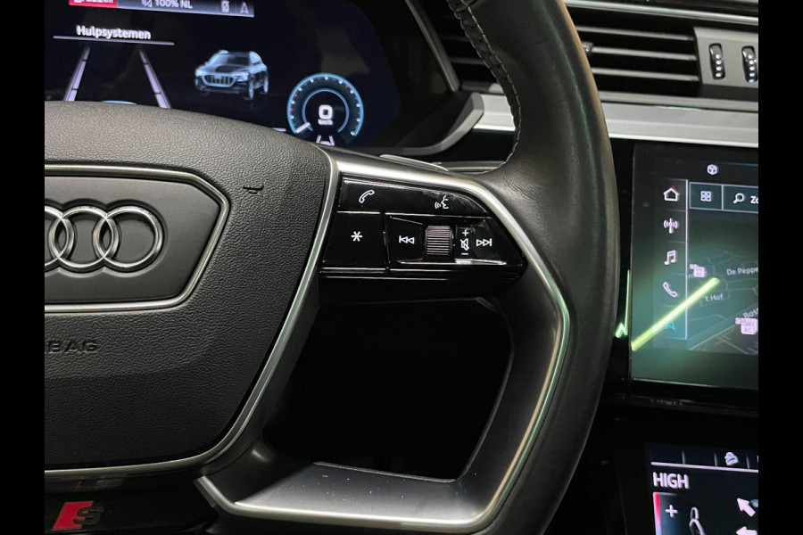 Audi e-tron Sportback 55 Quattro S-Line 95 kWh|GROTE ACCU|PANO|TREKHAAK|1/2 LEDER|ACC|MEMORY|CAMERA|CARLAY/ANDROID|STOELVER|NL|NAP