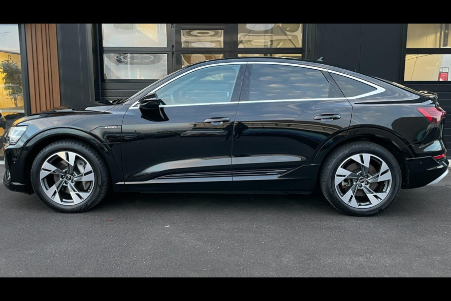 Audi e-tron Sportback 55 Quattro S-Line 95 kWh|GROTE ACCU|PANO|TREKHAAK|1/2 LEDER|ACC|MEMORY|CAMERA|CARLAY/ANDROID|STOELVER|NL|NAP