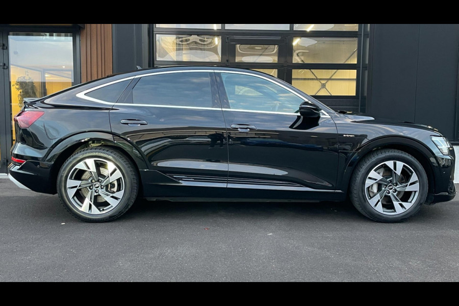 Audi e-tron Sportback 55 Quattro S-Line 95 kWh|GROTE ACCU|PANO|TREKHAAK|1/2 LEDER|ACC|MEMORY|CAMERA|CARLAY/ANDROID|STOELVER|NL|NAP