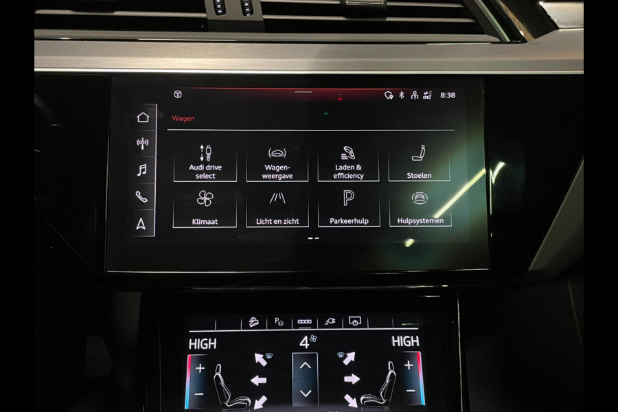 Audi e-tron Sportback 55 Quattro S-Line 95 kWh|GROTE ACCU|PANO|TREKHAAK|1/2 LEDER|ACC|MEMORY|CAMERA|CARLAY/ANDROID|STOELVER|NL|NAP