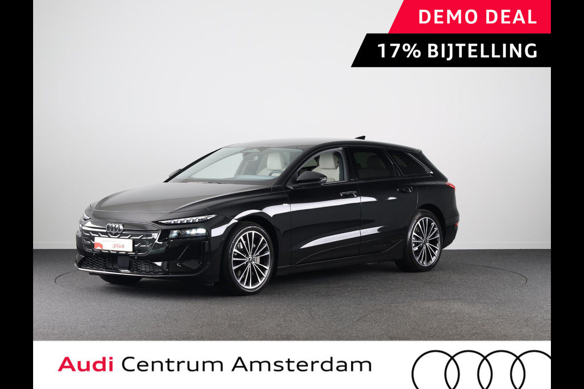 Audi A6 Avant e-tron Advanced edition performance 100 kWh 367pk | Adaptieve cruise controle | Stoelventilatie | Pack Tech Pro | Beige Leder