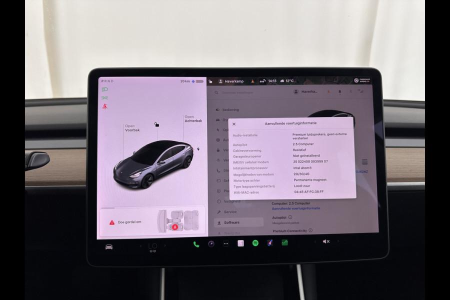 Tesla Model 3 Standard RWD Plus 60 kWh [ 3-Fase ] (INCL-BTW) Aut. *PANO | AUTO-PILOT | LEATHER | KEYLESS | FULL-LED | MEMORY-PACK | TOP-VIEW | DAB | CARPLAY | DIGI-COCKPIT | LANE-ASSIST | COMFORT-SEATS | 18"ALU*