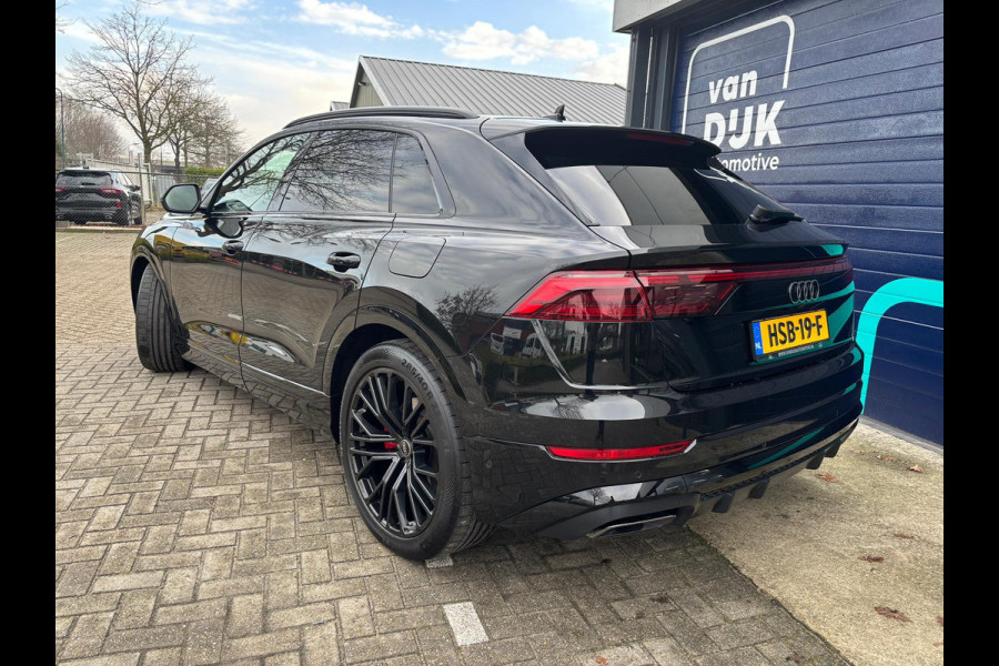 Audi Q8 60 TFSI e quattro Pro Line S Competition PANORAMA DAK ADAPTIVE CRUISE CONTROL ADATIEVE LED KOPLAMPEN VOORSTOELEN MET MEMORY 22 INCH VELGEN