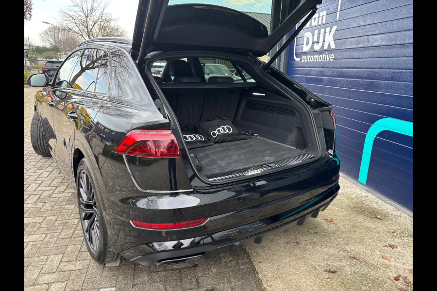 Audi Q8 60 TFSI e quattro Pro Line S Competition PANORAMA DAK ADAPTIVE CRUISE CONTROL ADATIEVE LED KOPLAMPEN VOORSTOELEN MET MEMORY 22 INCH VELGEN