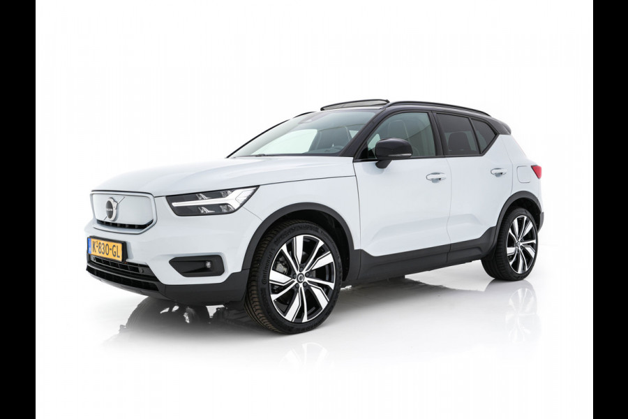 Volvo XC40 Recharge P8 AWD R-Design [ 3-Fase-11kW ] {SOH-89%} (INCL-BTW) *PANO | LEATHER-MICROFIBRE | DIGI-COCKPIT | FULL-LED | NAVI-FULLMAP | ECC | CARPLAY | PDC | KEYLESS | HEATED-SPORTSEATS | BLIS | PRIVACY-GLASS | 20"ALU*