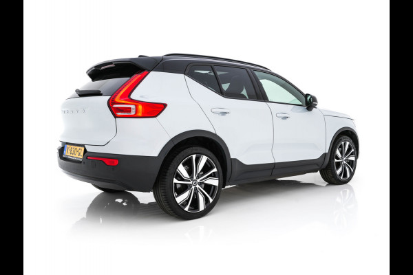 Volvo XC40 Recharge P8 AWD R-Design [ 3-Fase-11kW ] {SOH-89%} (INCL-BTW) *PANO | LEATHER-MICROFIBRE | DIGI-COCKPIT | FULL-LED | NAVI-FULLMAP | ECC | CARPLAY | PDC | KEYLESS | HEATED-SPORTSEATS | BLIS | PRIVACY-GLASS | 20"ALU*
