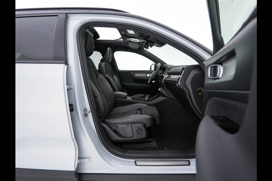 Volvo XC40 Recharge P8 AWD R-Design [ 3-Fase-11kW ] {SOH-89%} (INCL-BTW) *PANO | LEATHER-MICROFIBRE | DIGI-COCKPIT | FULL-LED | NAVI-FULLMAP | ECC | CARPLAY | PDC | KEYLESS | HEATED-SPORTSEATS | BLIS | PRIVACY-GLASS | 20"ALU*