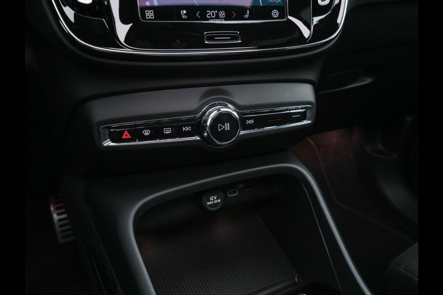 Volvo XC40 Recharge P8 AWD R-Design [ 3-Fase-11kW ] {SOH-89%} (INCL-BTW) *PANO | LEATHER-MICROFIBRE | DIGI-COCKPIT | FULL-LED | NAVI-FULLMAP | ECC | CARPLAY | PDC | KEYLESS | HEATED-SPORTSEATS | BLIS | PRIVACY-GLASS | 20"ALU*