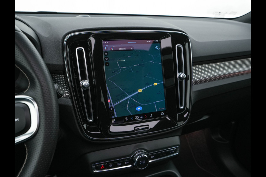 Volvo XC40 Recharge P8 AWD R-Design [ 3-Fase-11kW ] {SOH-89%} (INCL-BTW) *PANO | LEATHER-MICROFIBRE | DIGI-COCKPIT | FULL-LED | NAVI-FULLMAP | ECC | CARPLAY | PDC | KEYLESS | HEATED-SPORTSEATS | BLIS | PRIVACY-GLASS | 20"ALU*