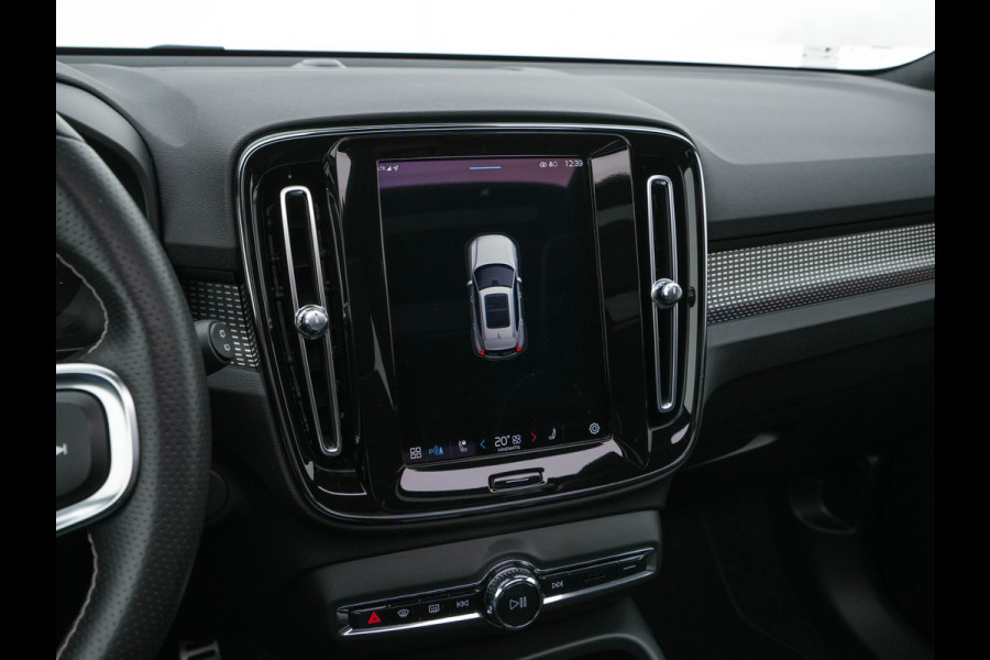 Volvo XC40 Recharge P8 AWD R-Design [ 3-Fase-11kW ] {SOH-89%} (INCL-BTW) *PANO | LEATHER-MICROFIBRE | DIGI-COCKPIT | FULL-LED | NAVI-FULLMAP | ECC | CARPLAY | PDC | KEYLESS | HEATED-SPORTSEATS | BLIS | PRIVACY-GLASS | 20"ALU*