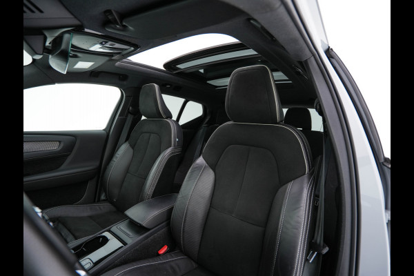 Volvo XC40 Recharge P8 AWD R-Design [ 3-Fase-11kW ] {SOH-89%} (INCL-BTW) *PANO | LEATHER-MICROFIBRE | DIGI-COCKPIT | FULL-LED | NAVI-FULLMAP | ECC | CARPLAY | PDC | KEYLESS | HEATED-SPORTSEATS | BLIS | PRIVACY-GLASS | 20"ALU*