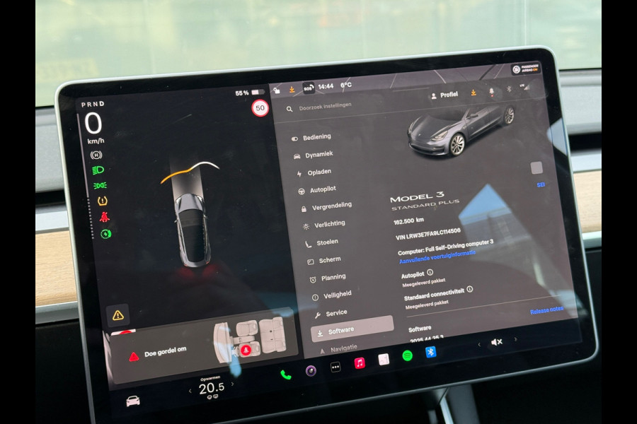 Tesla Model 3 Standard RWD Plus 60 kWh 90% SOH Autopilot 19 Inch
