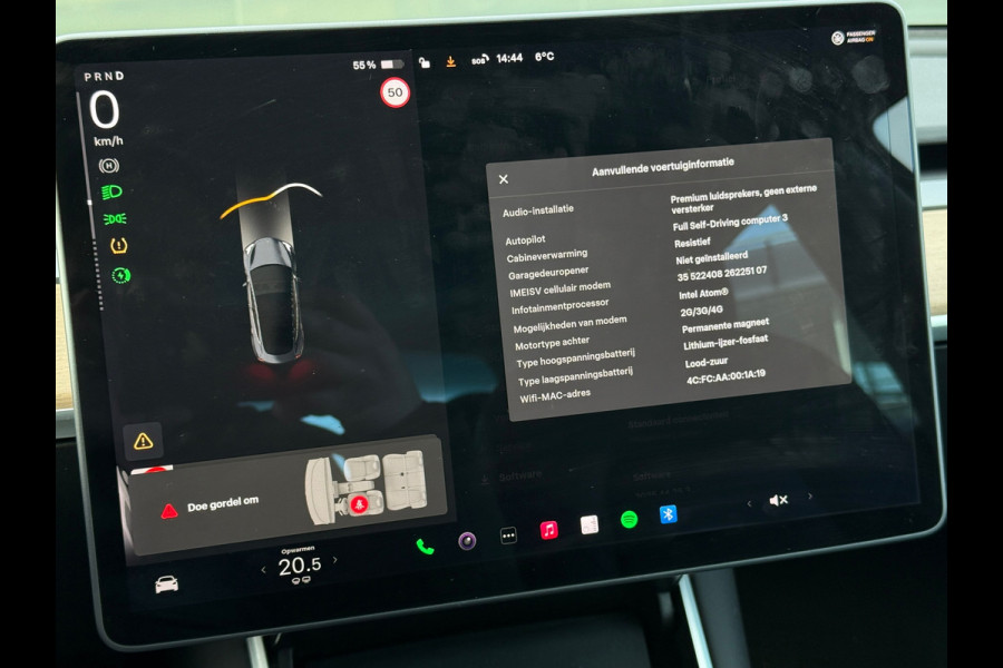 Tesla Model 3 Standard RWD Plus 60 kWh 90% SOH Autopilot 19 Inch