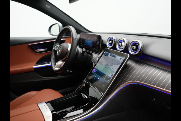 Mercedes-Benz C-Klasse Estate 300 e Avantgarde Plug In Hybrid 313pk Dealer O.H PHEV | Panodak | Adaptive Cruise | 360 Camera | Digital Light | Lederen Sportstoelen Verwarmd | Keyless | Navigatie | Virtual | DAB+ | 18" L.M |