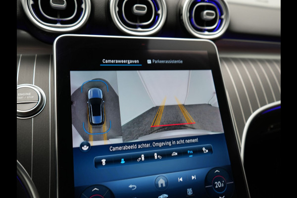 Mercedes-Benz C-Klasse Estate 300 e Avantgarde Plug In Hybrid 313pk Dealer O.H PHEV | Panodak | Adaptive Cruise | 360 Camera | Digital Light | Lederen Sportstoelen Verwarmd | Keyless | Navigatie | Virtual | DAB+ | 18" L.M |