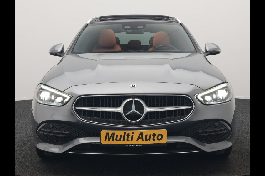 Mercedes-Benz C-Klasse Estate 300 e Avantgarde Plug In Hybrid 313pk Dealer O.H PHEV | Panodak | Adaptive Cruise | 360 Camera | Digital Light | Lederen Sportstoelen Verwarmd | Keyless | Navigatie | Virtual | DAB+ | 18" L.M |