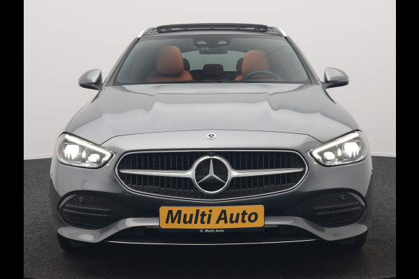 Mercedes-Benz C-Klasse Estate 300 e Avantgarde Plug In Hybrid 313pk Dealer O.H PHEV | Panodak | Adaptive Cruise | 360 Camera | Digital Light | Lederen Sportstoelen Verwarmd | Keyless | Navigatie | Virtual | DAB+ | 18" L.M |