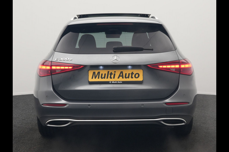 Mercedes-Benz C-Klasse Estate 300 e Avantgarde Plug In Hybrid 313pk Dealer O.H PHEV | Panodak | Adaptive Cruise | 360 Camera | Digital Light | Lederen Sportstoelen Verwarmd | Keyless | Navigatie | Virtual | DAB+ | 18" L.M |
