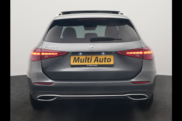 Mercedes-Benz C-Klasse Estate 300 e Avantgarde Plug In Hybrid 313pk Dealer O.H PHEV | Panodak | Adaptive Cruise | 360 Camera | Digital Light | Lederen Sportstoelen Verwarmd | Keyless | Navigatie | Virtual | DAB+ | 18" L.M |