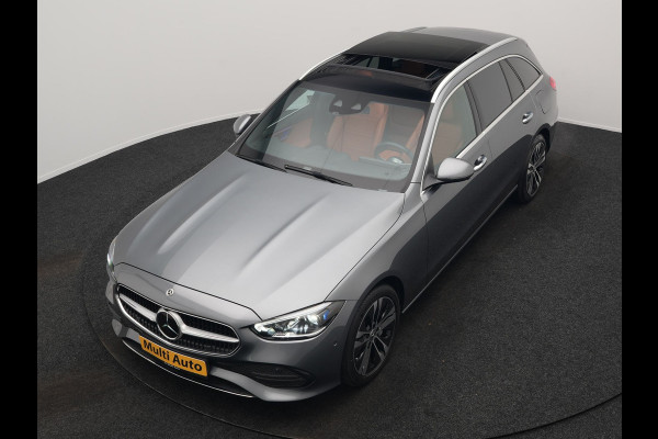 Mercedes-Benz C-Klasse Estate 300 e Avantgarde Plug In Hybrid 313pk Dealer O.H PHEV | Panodak | Adaptive Cruise | 360 Camera | Digital Light | Lederen Sportstoelen Verwarmd | Keyless | Navigatie | Virtual | DAB+ | 18" L.M |