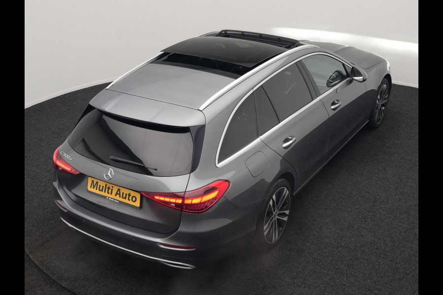 Mercedes-Benz C-Klasse Estate 300 e Avantgarde Plug In Hybrid 313pk Dealer O.H PHEV | Panodak | Adaptive Cruise | 360 Camera | Digital Light | Lederen Sportstoelen Verwarmd | Keyless | Navigatie | Virtual | DAB+ | 18" L.M |