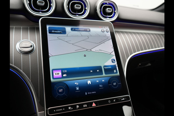 Mercedes-Benz C-Klasse Estate 300 e Avantgarde Plug In Hybrid 313pk Dealer O.H PHEV | Panodak | Adaptive Cruise | 360 Camera | Digital Light | Lederen Sportstoelen Verwarmd | Keyless | Navigatie | Virtual | DAB+ | 18" L.M |