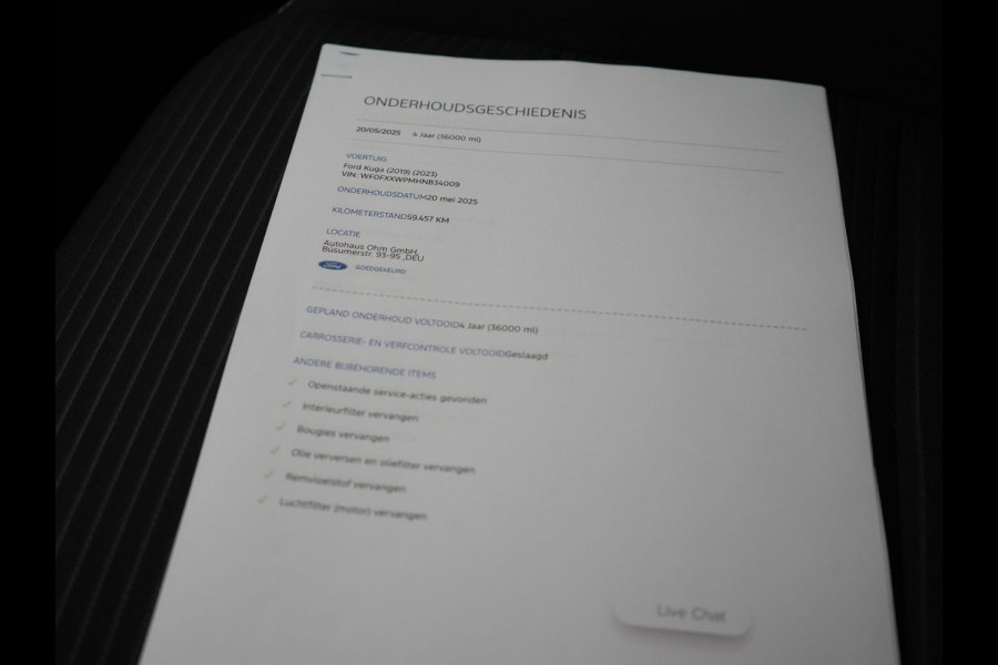 Ford Kuga 2.5 Titanium Plug In Hybrid 225pk PHEV | Adaptive Cruise | 360 Camera | Voorstoelen Verwarmd | Keyless | Blis | Virtual | Navigatie | DAB |