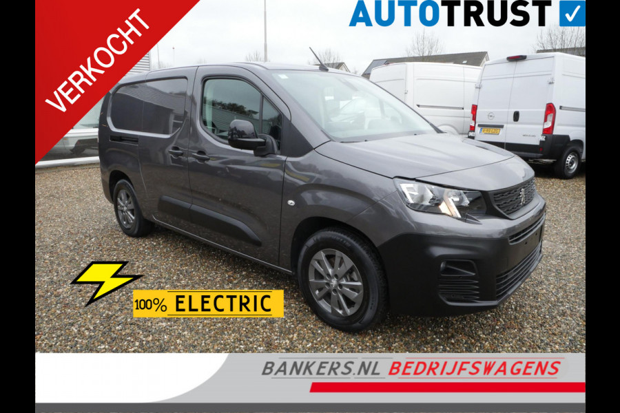 Peugeot e-Partner 50KWH L2 3-zits haak Mooie bus