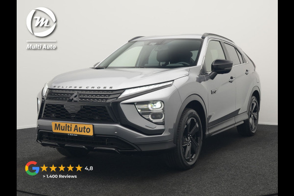 Mitsubishi Eclipse Cross 2.4 Black Edition Plug In Hybrid 188pk Dealer O.H. PHEV | Adaptive Cruise | 360 Camera | Alcantara Sportstoelen & Stuur Verwarmd | Keyless | Navi Via TomTom | Blis | Apple Carplay | DAB |