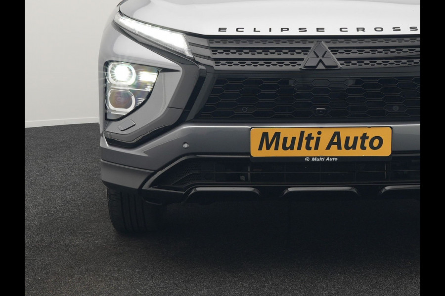 Mitsubishi Eclipse Cross 2.4 Black Edition Plug In Hybrid 188pk Dealer O.H. PHEV | Adaptive Cruise | 360 Camera | Alcantara Sportstoelen & Stuur Verwarmd | Keyless | Navi Via TomTom | Blis | Apple Carplay | DAB |