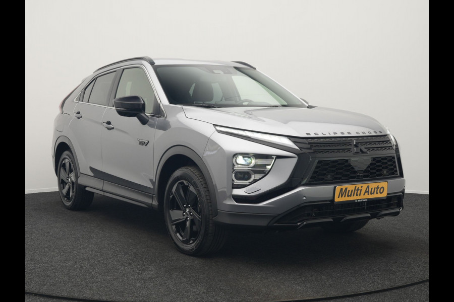 Mitsubishi Eclipse Cross 2.4 Black Edition Plug In Hybrid 188pk Dealer O.H. PHEV | Adaptive Cruise | 360 Camera | Alcantara Sportstoelen & Stuur Verwarmd | Keyless | Navi Via TomTom | Blis | Apple Carplay | DAB |