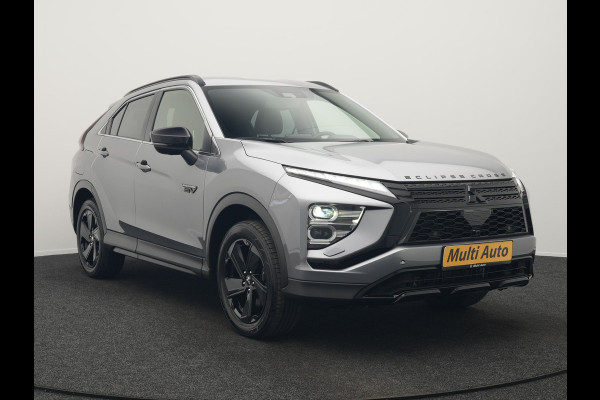 Mitsubishi Eclipse Cross 2.4 Black Edition Plug In Hybrid 188pk Dealer O.H. PHEV | Adaptive Cruise | 360 Camera | Alcantara Sportstoelen & Stuur Verwarmd | Keyless | Navi Via TomTom | Blis | Apple Carplay | DAB |