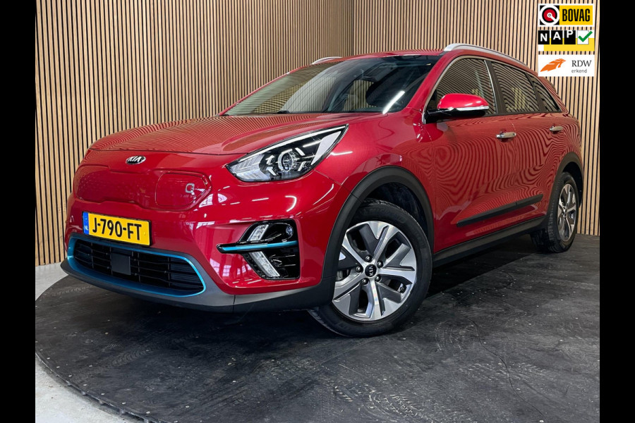 Kia e-Niro DynamicLine 64 kWh|100%SOH|FACELIFT|3-FASE|LEDER|ACC|CARPLAY/ANDROID|CAMERA|STOEL+STUURVERW|IN. BTW|1e EIG|NL-AUTO|NAP|