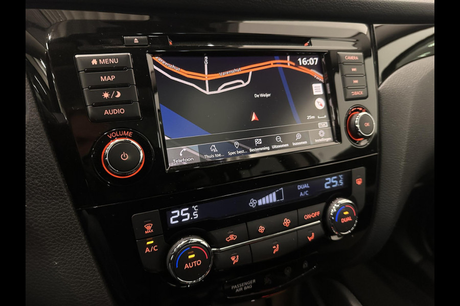 Nissan QASHQAI 1.3 DIG-T N-Connecta Panorama dak PDC VA+ 360 Camera Airco Climatronic Navi Carplay 18" LM Velgen NL Auto