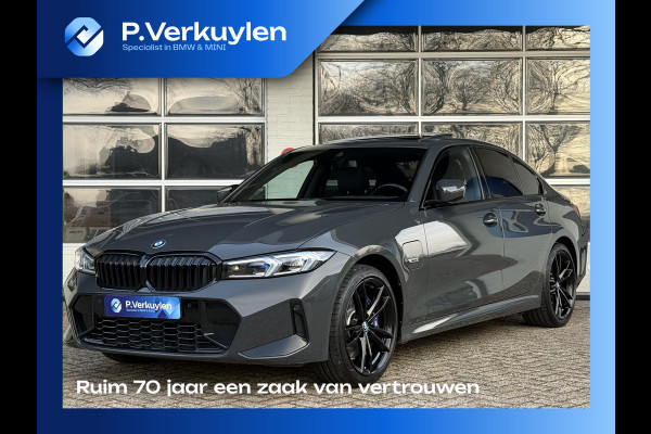 BMW 3-serie 320e M SPORT | 19 INCH VELGEN | PANORAMA | M SPORT REMMEN | TREKHAAK | ELEKTR. STOELEN MEMORY |