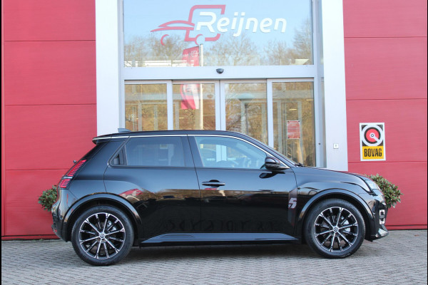 Renault 5 150PK COMFORT RANGE ICONIC CINQ 52 kWh | NAVIGATIE SYSTEEM MET GOOGLE INTERGRATIE | HARMAN KARDON PREMIUM AUDIO | FULL LED KOPLAMPEN MET MICRO-OPTICS EN FRANSE VLAG | 10"R-LINK MULTIMEDIA | 18"GRONO LICHTMETALEN VELGEN | WARM TITANIUM DAKLIJSTEN | ELEKTRISCH VERWARMDE VOOR STOELEN / STUUR | BESTUURDERSSTOEL MET ELEKTRISCH VERSTELBARE LENDESTEUN | AUTOMATISCH INPARKEREN | FLANK GUARD PROTECTION | ADAPTIEVE CRUISE CONTROL MET STOP & GO | ACHTERUITRIJCAMERA | PRIVATIE GLASS | SFEERVERLICHTING IN DIVERSE KLEUREN |