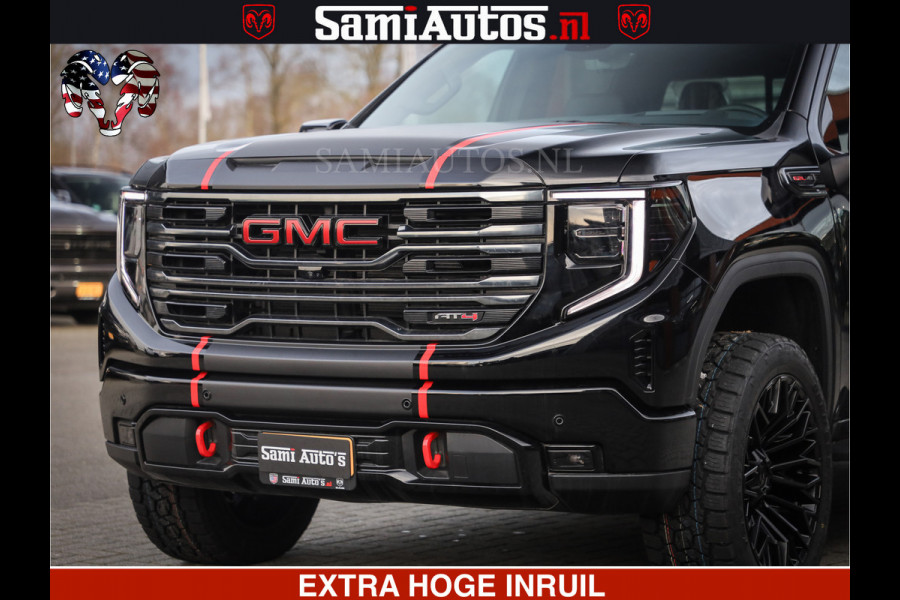 GMC Sierra AT4 6.2 V8 | Alle opties | VIRTUAL COCKPIT | DC | RAM DEALER NEDERLAND | LPG | Dubbele Cabine met Royale 5 Zitplaatsen | BPM vrij | Nu Leverbaar uit Voorraad | Voorraad Nr 238919 |