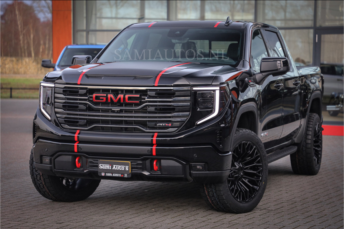 GMC Sierra AT4 6.2 V8 4X4 | VIRTUAL COCKPIT | LPG | HUD | BOM VOL | DC | RAM DEALER NEDERLAND | Dubbele Cabine met Royale 5 Zitplaatsen | BPM vrij | Nu Leverbaar uit Voorraad | Voorraad Nr 248378 |